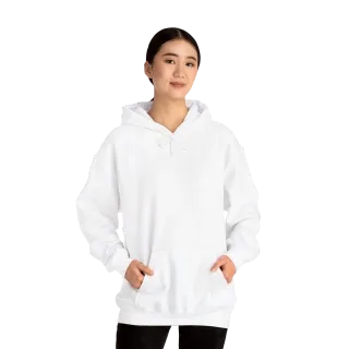 Hoodie 010 Person 1 White